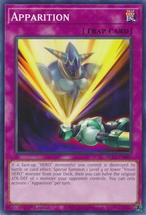 Apparition BLC1-EN087 card from Battles of Legend: Chapter 1