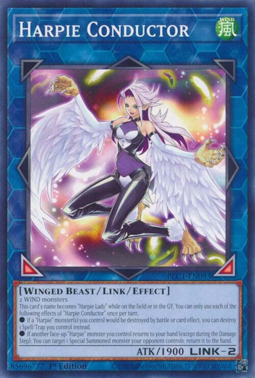 Harpie Conductor BLC1-EN093 card from Battles of Legend: Chapter 1