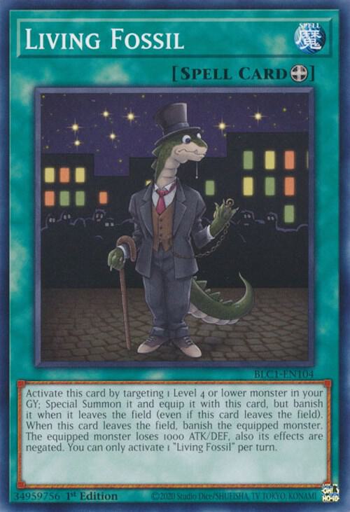 Living Fossil BLC1-EN104 card from Battles of Legend: Chapter 1