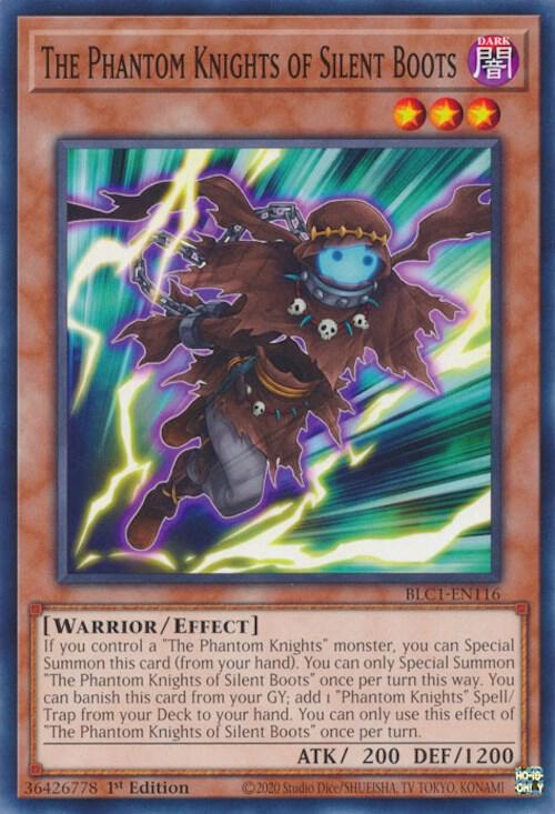The Phantom Knights of Silent Boots BLC1-EN116 card from Battles of Legend: Chapter 1