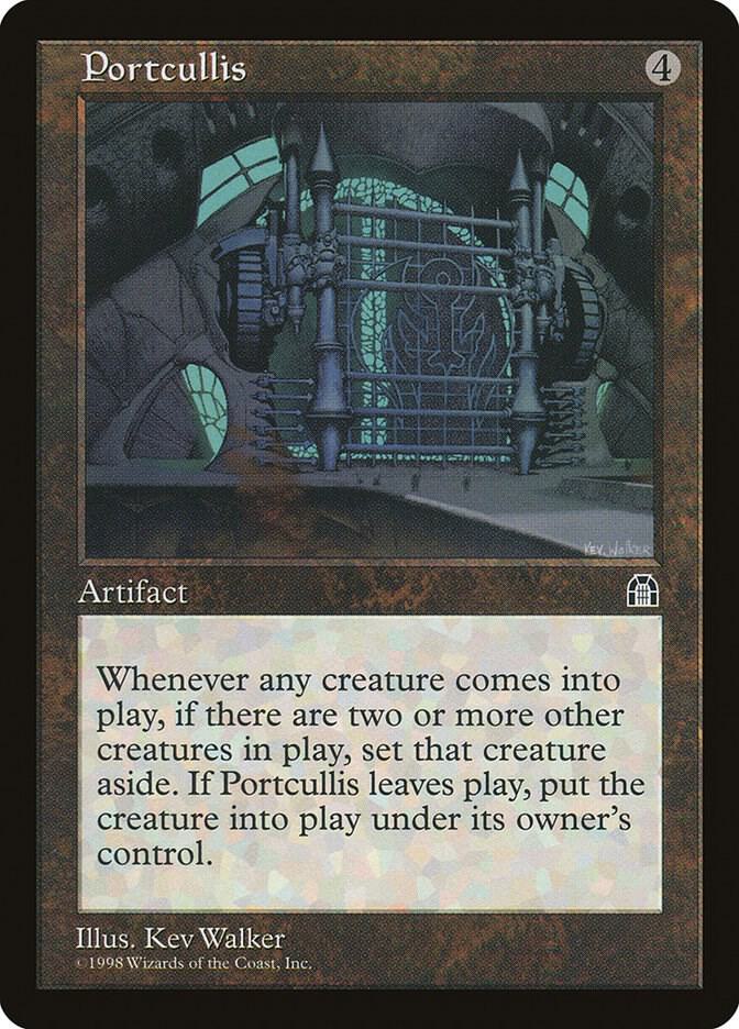 Portcullis card from Stronghold