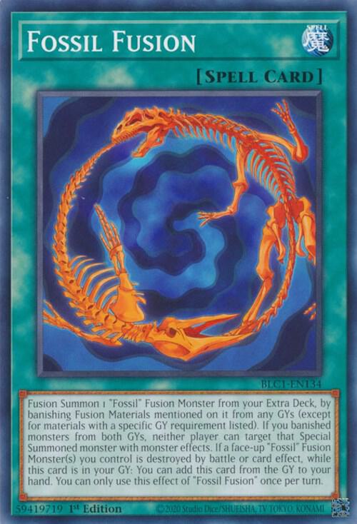 Fossil Fusion BLC1-EN134 card from Battles of Legend: Chapter 1