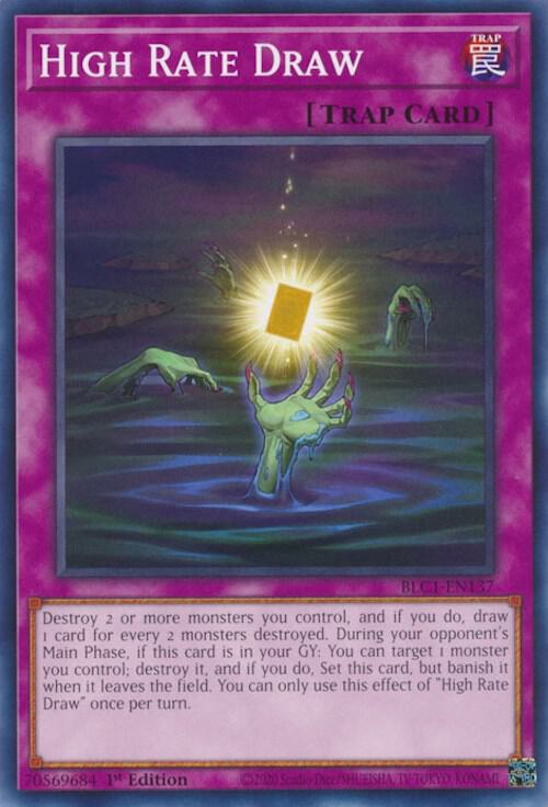 High Rate Draw BLC1-EN137 card from Battles of Legend: Chapter 1