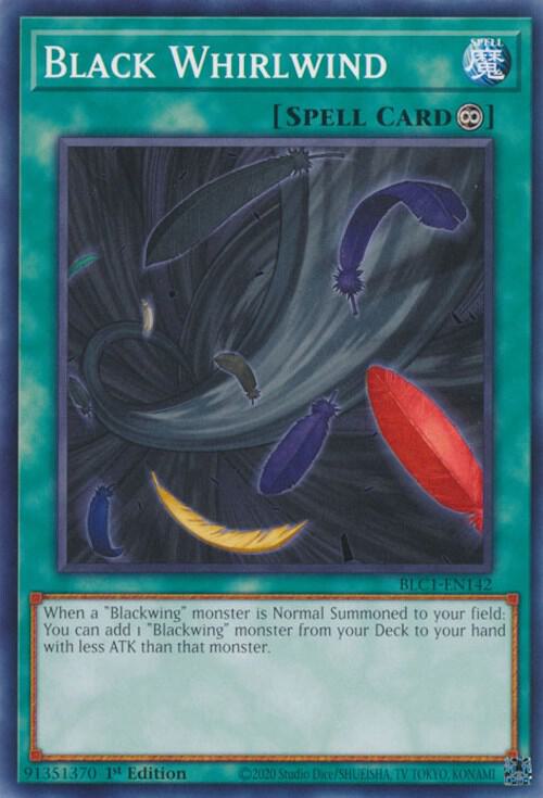 Black Whirlwind BLC1-EN142 card from Battles of Legend: Chapter 1