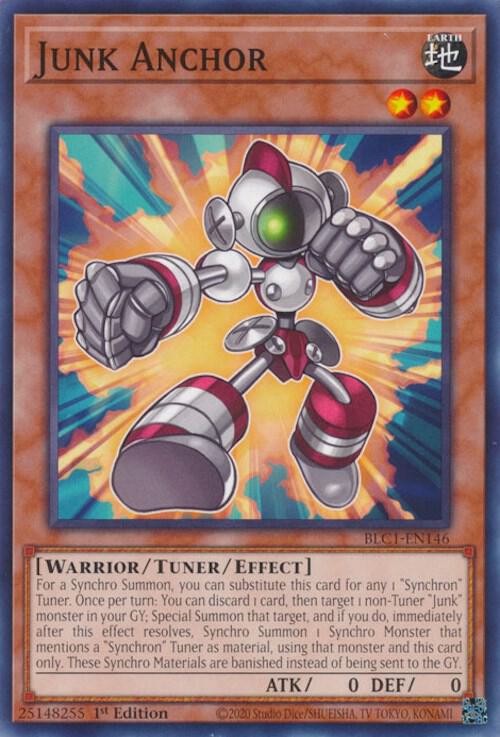 Junk Anchor BLC1-EN146 card from Battles of Legend: Chapter 1