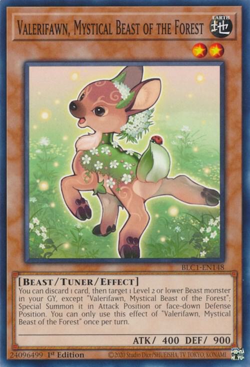 Valerifawn, Mystical Beast of the Forest BLC1-EN148 card from Battles of Legend: Chapter 1