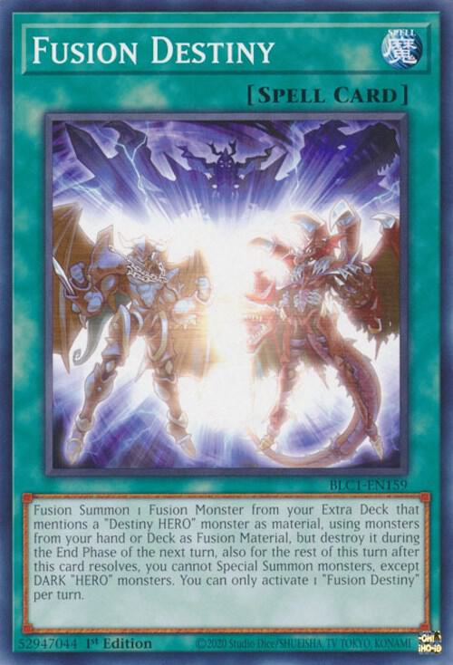 Fusion Destiny BLC1-EN159 card from Battles of Legend: Chapter 1