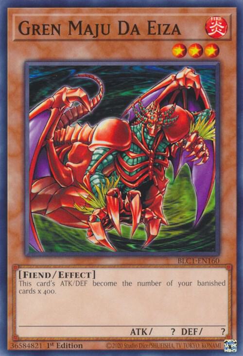 Gren Maju Da Eiza BLC1-EN160 card from Battles of Legend: Chapter 1