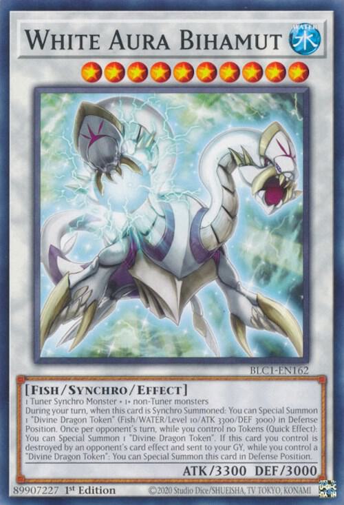 White Aura Bihamut BLC1-EN162 card from Battles of Legend: Chapter 1
