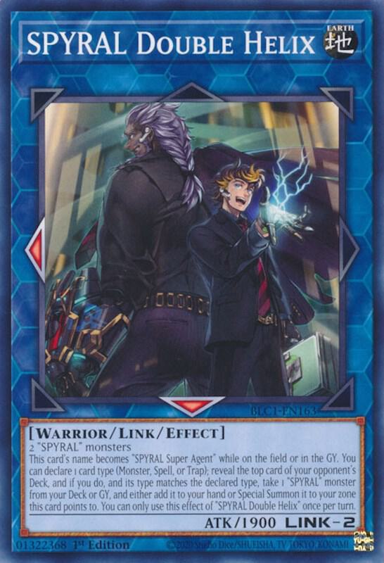 SPYRAL Double Helix BLC1-EN163 card from Battles of Legend: Chapter 1