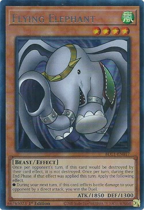 Flying Elephant (Silver) BLC1-EN017 card from Battles of Legend: Chapter 1
