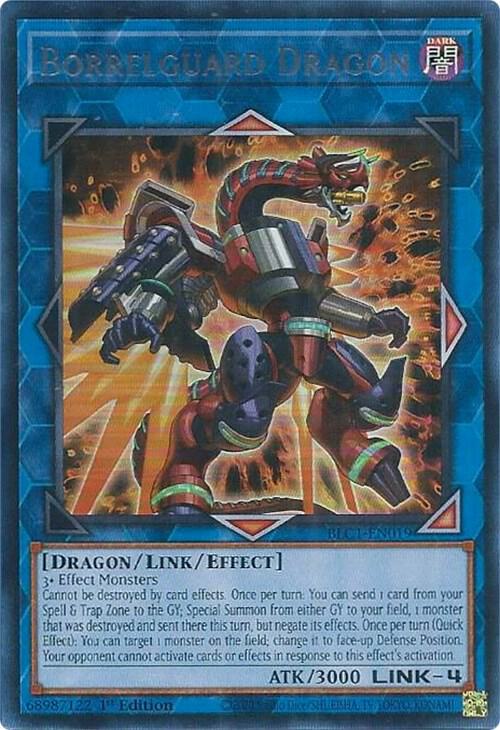 Borrelguard Dragon (Silver) BLC1-EN019 card from Battles of Legend: Chapter 1