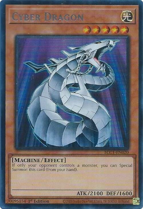 Cyber Dragon (Silver) BLC1-EN020 card from Battles of Legend: Chapter 1