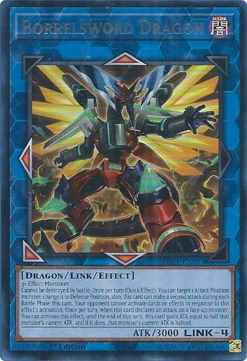 Borrelsword Dragon (Alternate Art) (Silver) BLC1-EN023 card from Battles of Legend: Chapter 1