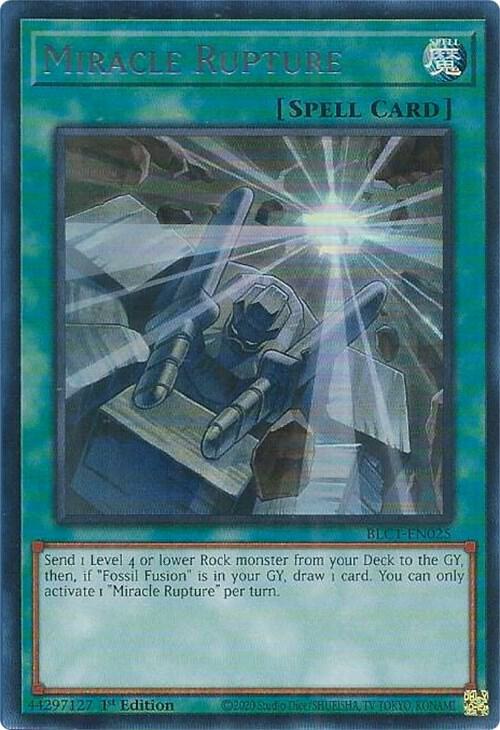 Miracle Rupture (Silver) BLC1-EN025 card from Battles of Legend: Chapter 1
