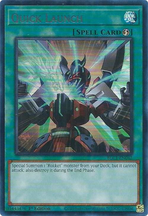 Quick Launch (Silver) BLC1-EN042 card from Battles of Legend: Chapter 1