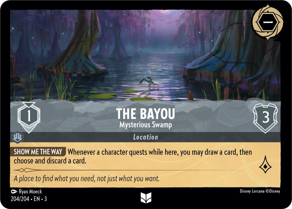 The Bayou - Mysterious Swamp 204/204 card from Into the Inklands