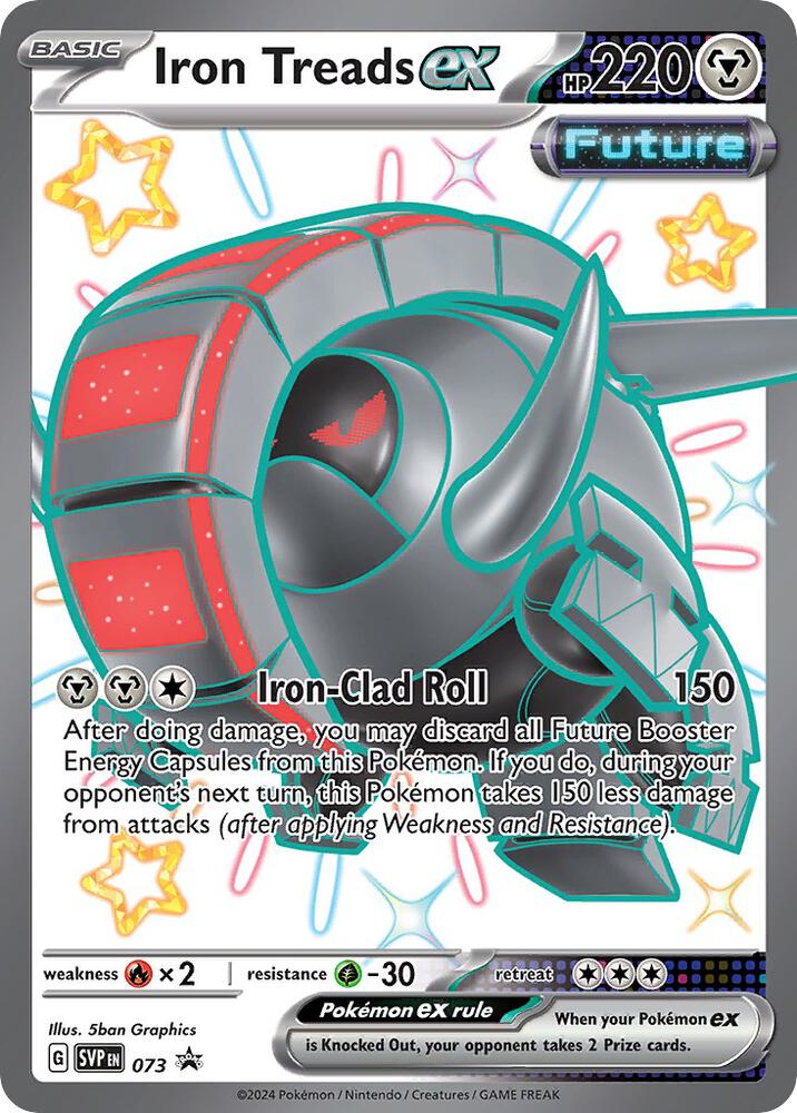 Iron Treads ex 073 card from SV: Scarlet & Violet Promo Cards