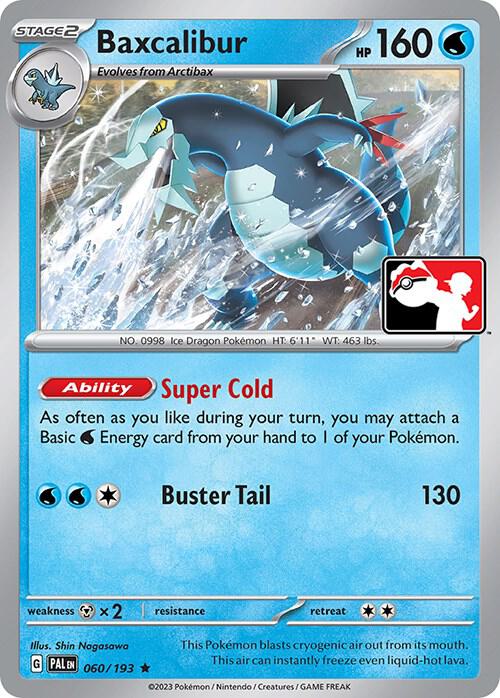 Baxcalibur 060/193 card from Prize Pack Series Cards