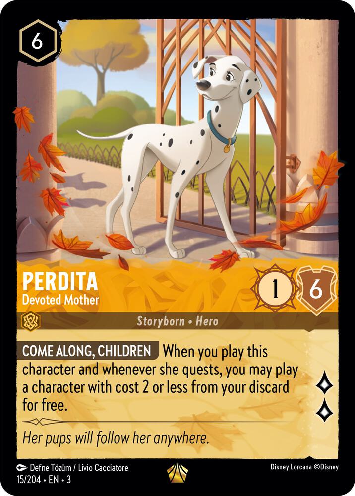 Perdita - Devoted Mother 15/204 card from Into the Inklands