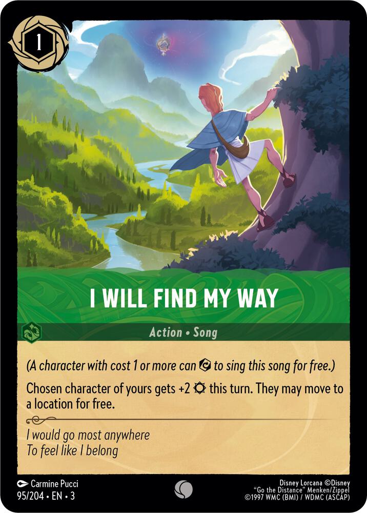 I Will Find My Way 95/204 card from Into the Inklands