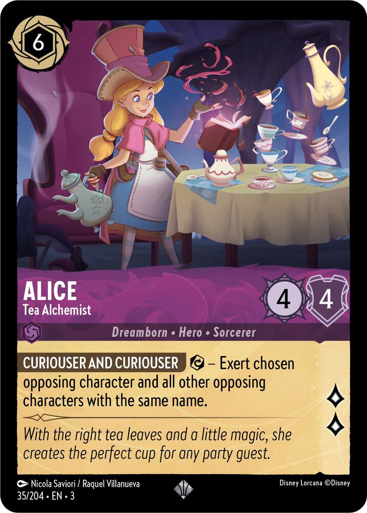 Alice - Tea Alchemist 35/204 card from Into the Inklands