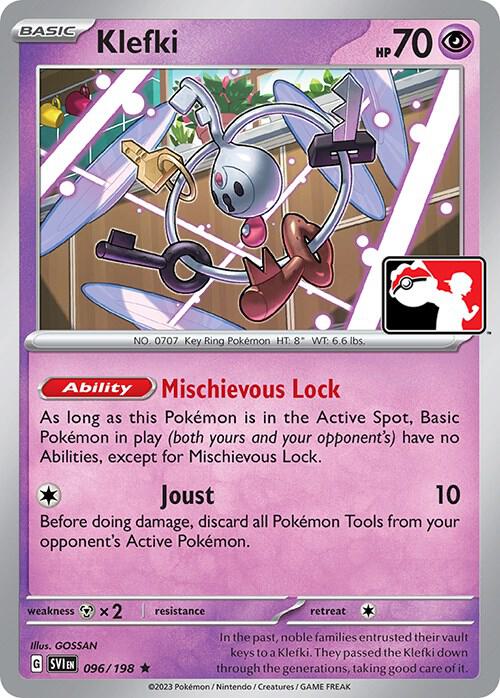 Klefki 096/198 card from Prize Pack Series Cards