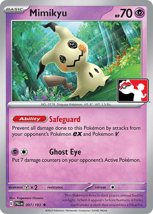 Mimikyu 097/193 card from Prize Pack Series Cards