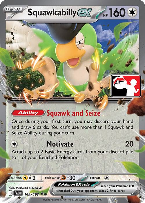 Squawkabilly ex 169/193 card from Prize Pack Series Cards