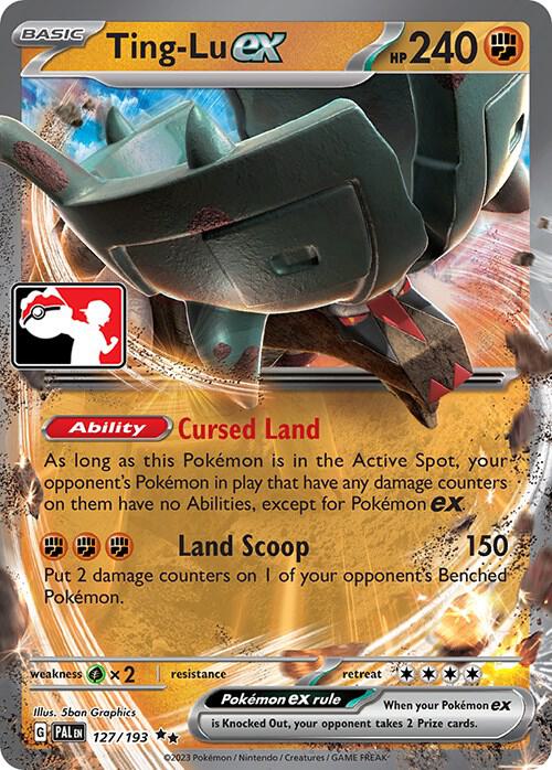 Ting-Lu ex 127/193 card from Prize Pack Series Cards