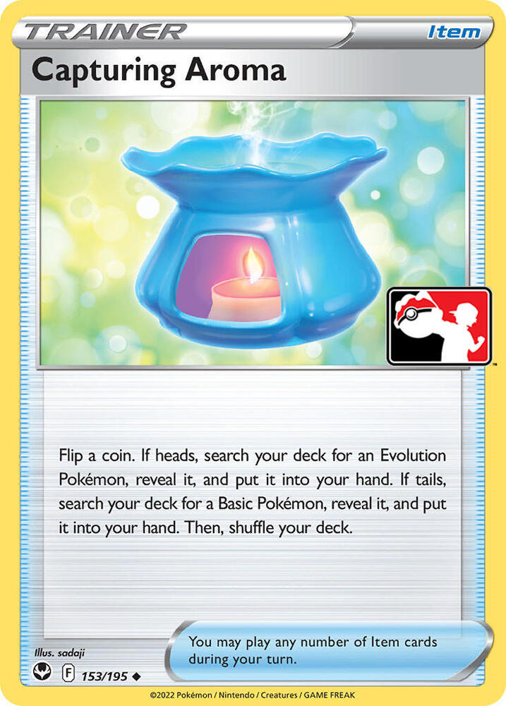 Capturing Aroma 153/195 card from Prize Pack Series Cards