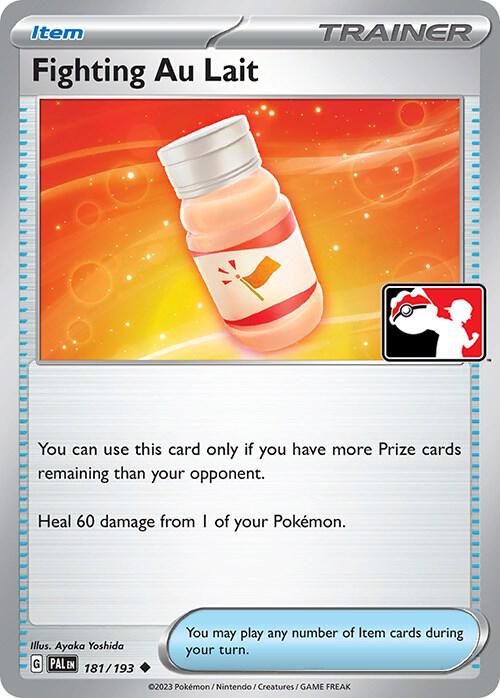 Fighting Au Lait 181/193 card from Prize Pack Series Cards