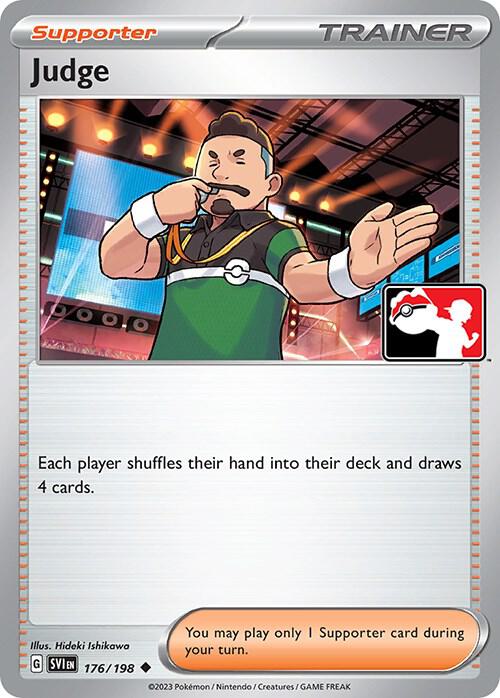Judge 176/198 card from Prize Pack Series Cards