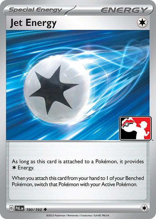 Jet Energy 190/193 card from Prize Pack Series Cards