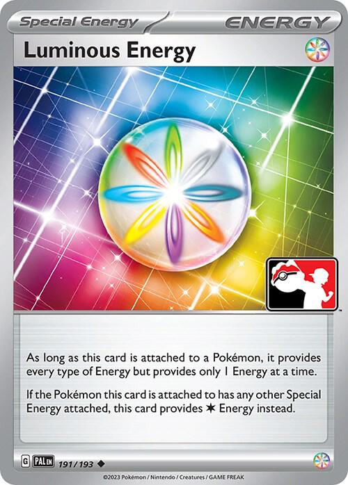 Luminous Energy 191/193 card from Prize Pack Series Cards