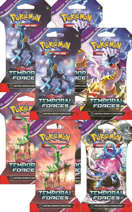 Temporal Forces Sleeved Booster Pack Bundle [Set of 8] sealed product from SV05: Temporal Forces