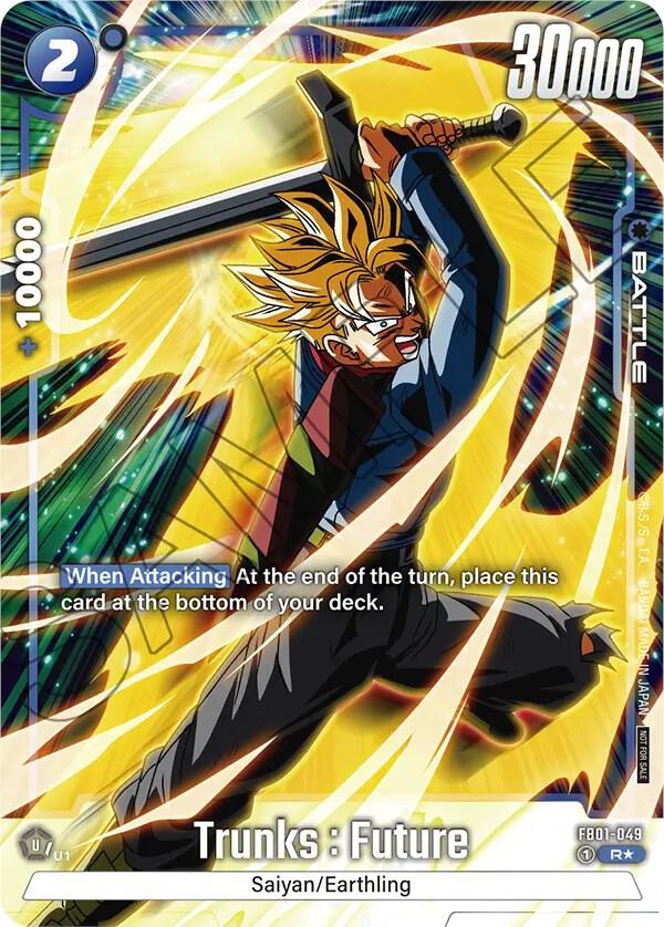 Trunks : Future (Tournament Pack -Winner- 01) FB01-049 card from Tournament and Championship Promos