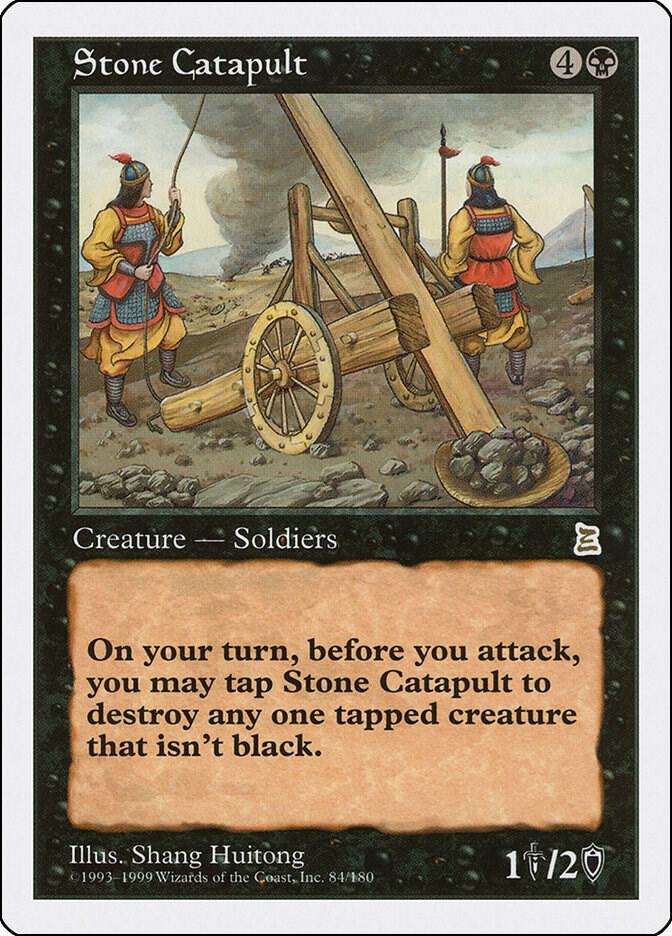Stone Catapult 84 card from Portal Three Kingdoms