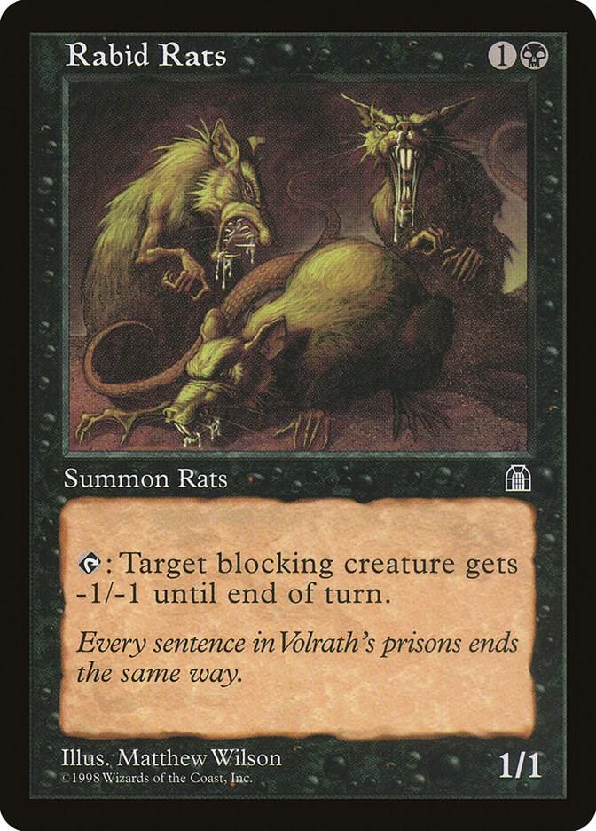 Rabid Rats card from Stronghold