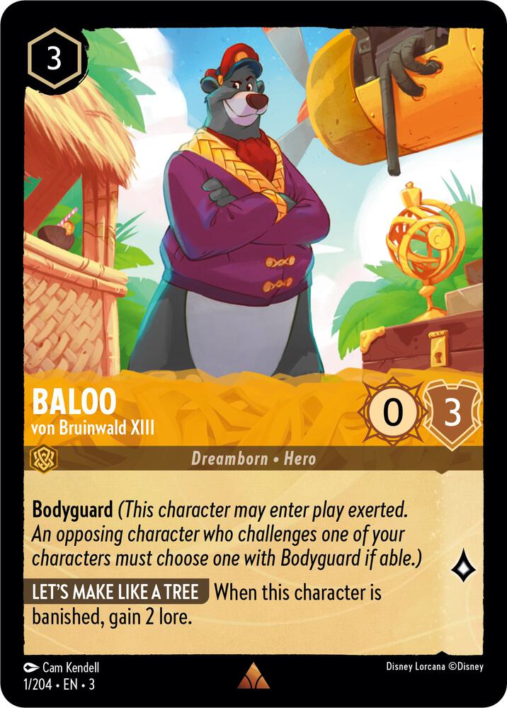 Baloo - von Bruinwald XIII 1/204 card from Into the Inklands
