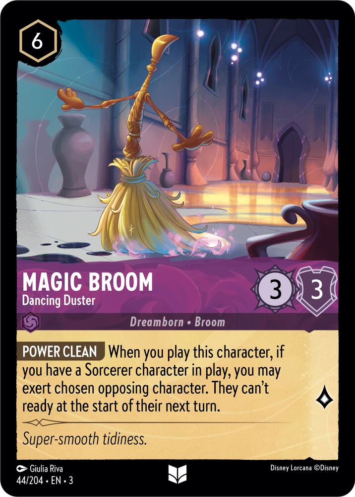 Magic Broom - Dancing Duster 44/204 card from Into the Inklands