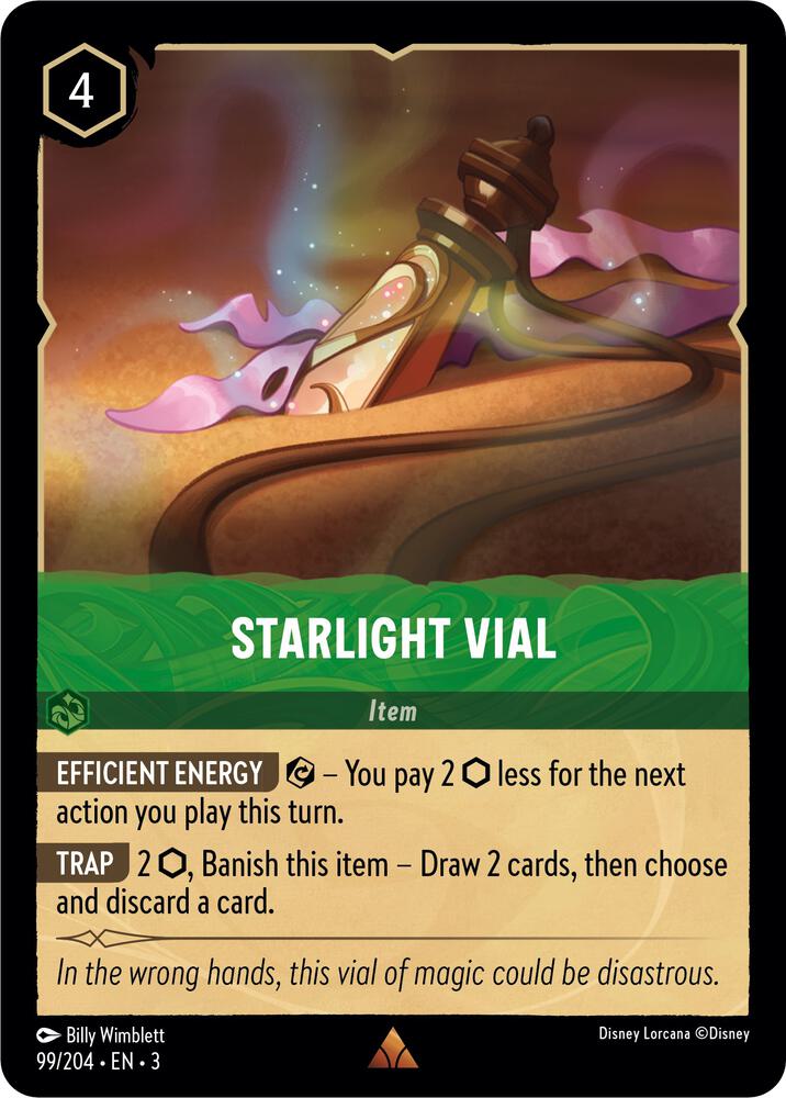 Starlight Vial 99/204 card from Into the Inklands