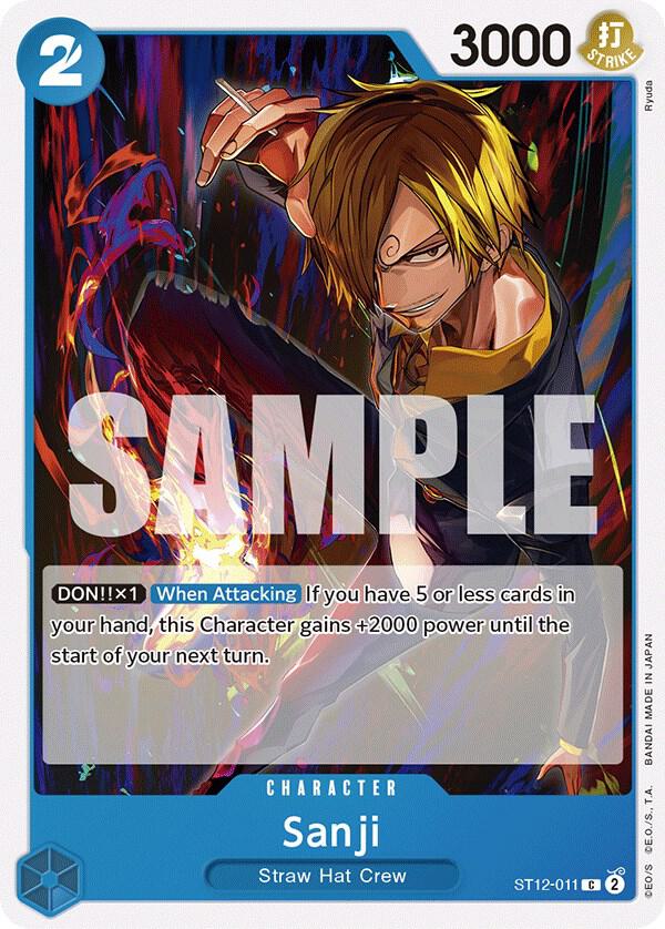 Sanji ST12-011 card from Starter Deck 12: Zoro and Sanji