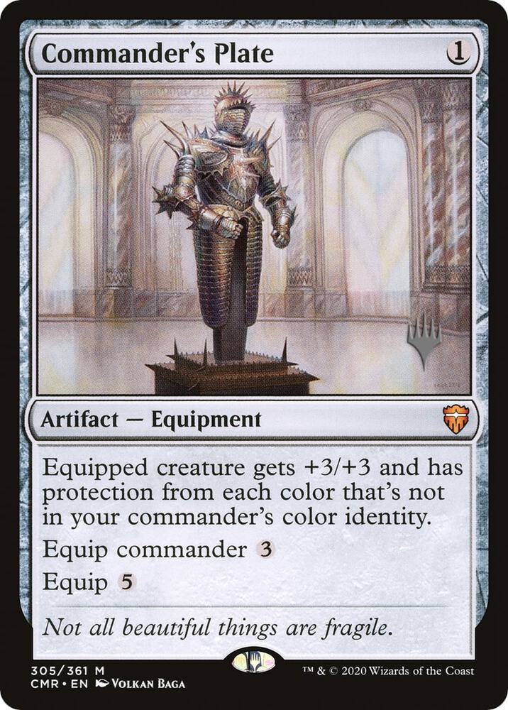 Commander's Plate 305 card from Promo Pack: Murders at Karlov Manor