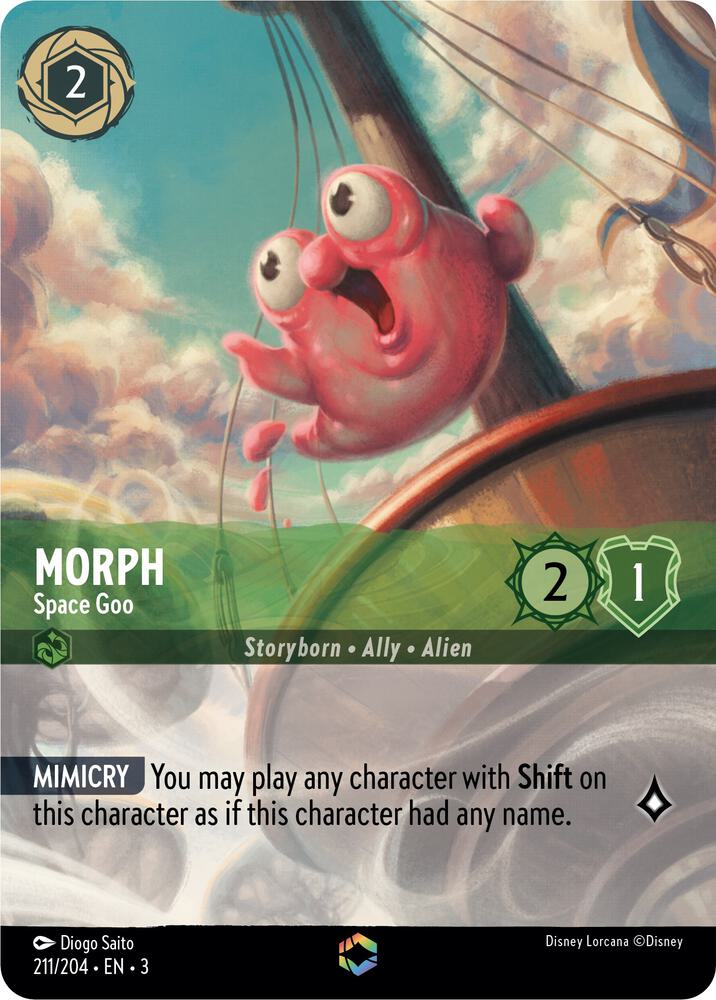 Morph - Space Goo (Enchanted) 211/204 card from Into the Inklands
