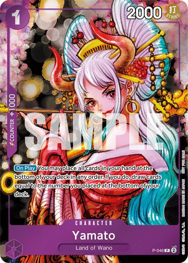 Yamato (Event Pack Vol. 3) P-046 card from One Piece Promotion Cards
