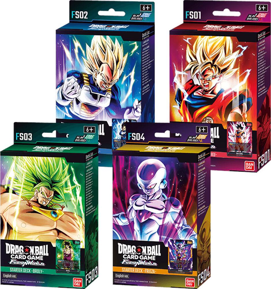 Starter Deck 1-4: Son Goku, Vegeta, Broly and Frieza [Set of 4] card from Starter Deck 1: Son Goku