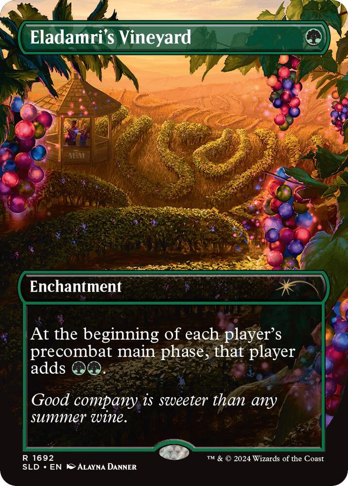 Eladamri's Vineyard 1692 card from Secret Lair Drop Series