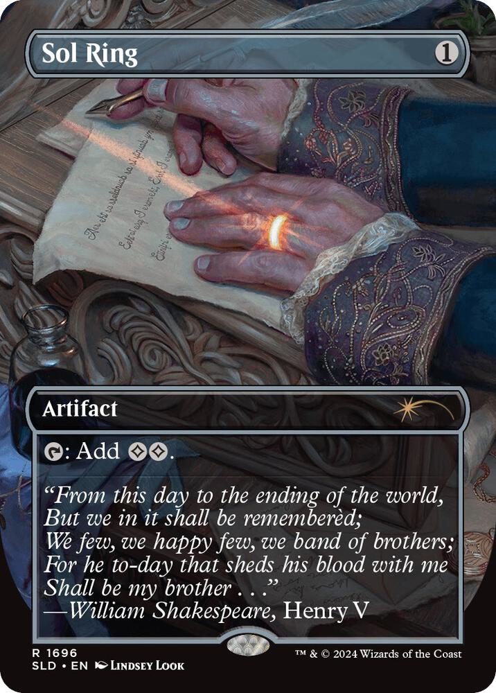 Sol Ring 1696 card from Secret Lair Drop Series