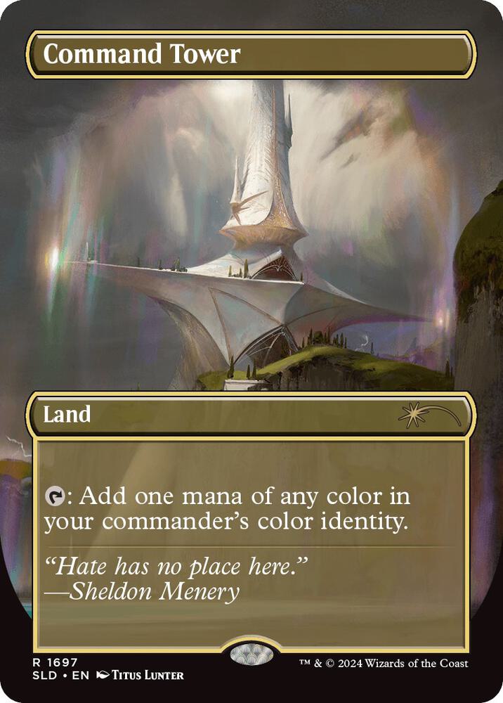 Command Tower 1697 card from Secret Lair Drop Series